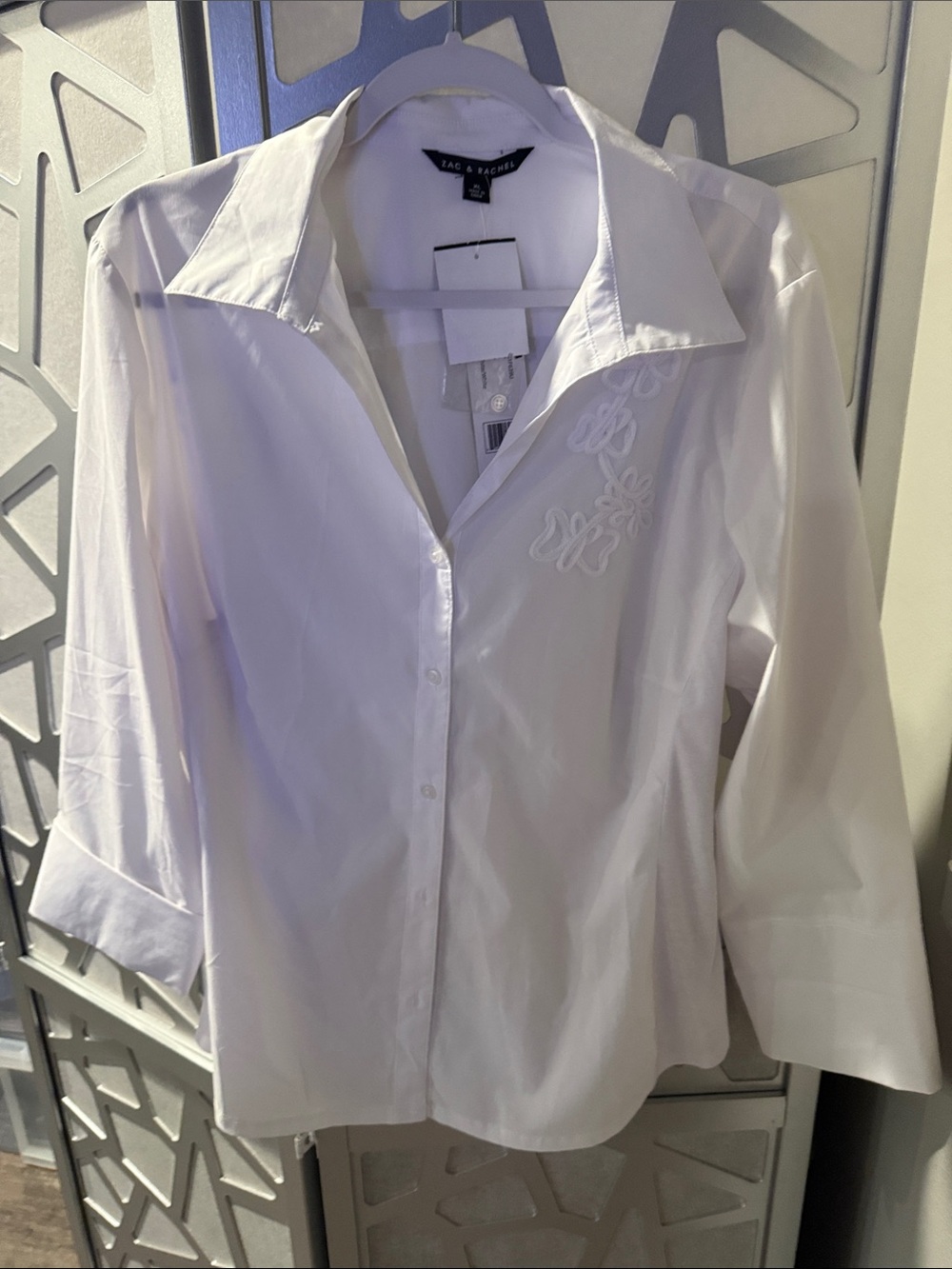 Zac & Rachel White Women's Blouse